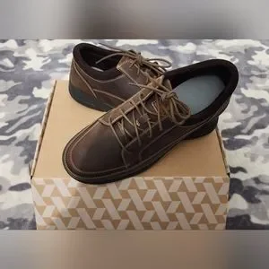 Anodyne Shoes Brown Leather Lace Up Diabetic No. 72 Mens Casual 10.5 W ANODYNE No. 72 Casual Sport Oiled Leather Men main image 3